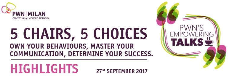 5 CHAIRS, 5 CHOICES -  - Own your behaviours, master your communication, determine your success